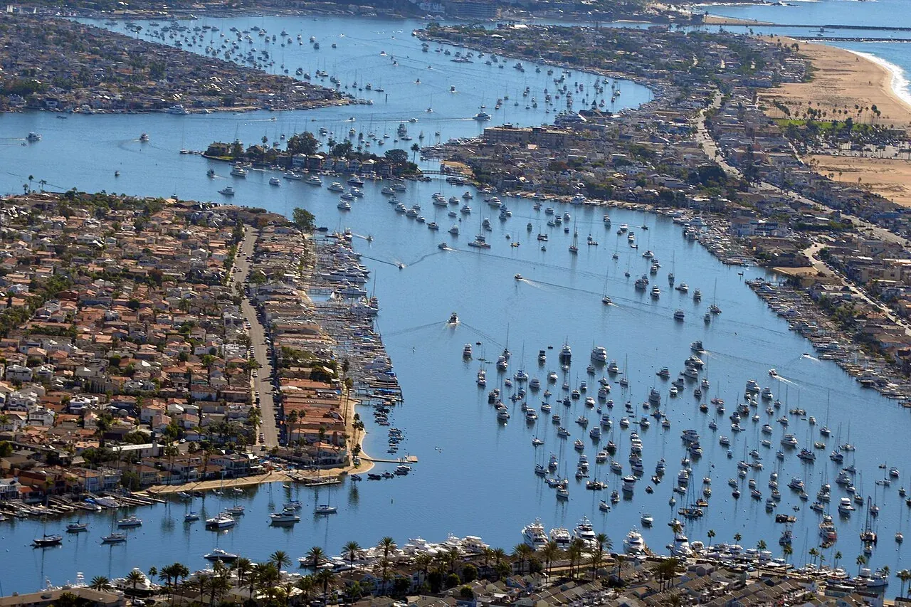 Newport Harbor east channel